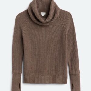 **NWT** Market & Spruce Taupe Cowl Neck Sweater